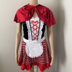 incharacter Costumes Little Red Riding Hood Maid w/ Cape Women’s Juniors’ Girls